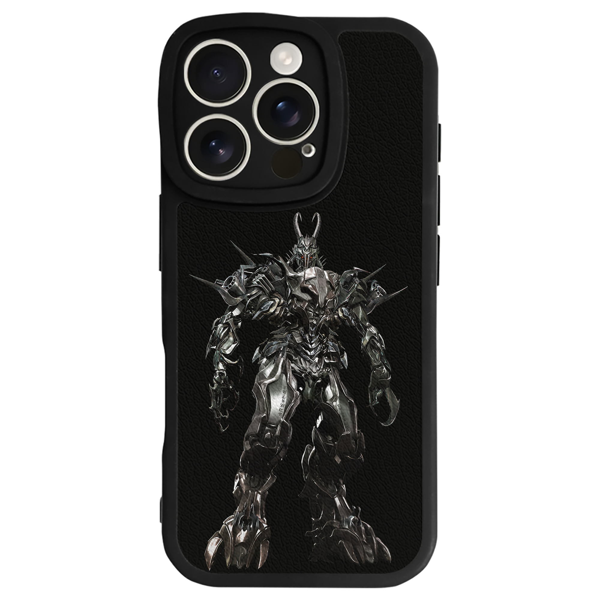 （画像用） Transformers トランスフォーマー 【iPhone 16シリーズ対応】シリコンスマホケース（レザー調） 材質：シリコン